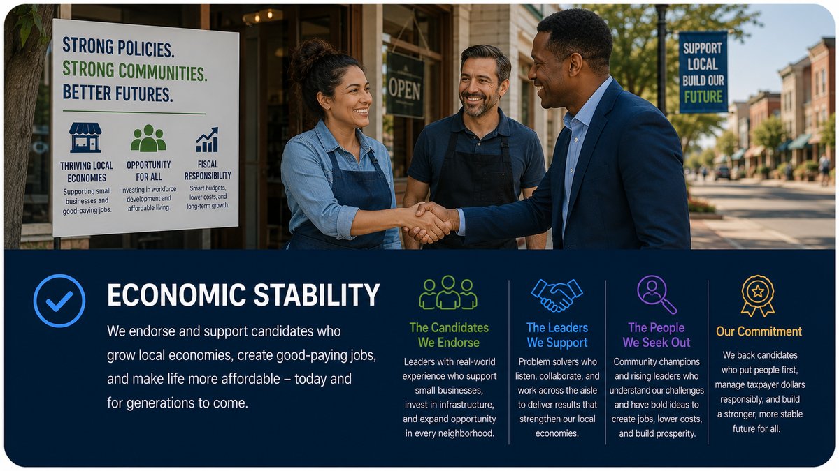 Economic Stability — CommonSense Democrats supports leaders who lead with economic stability