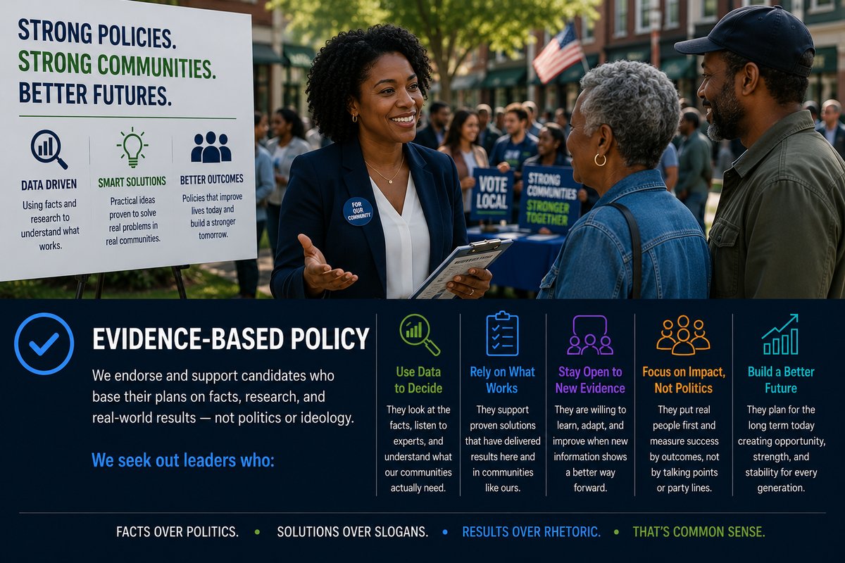 Evidence-Based Policy — CommonSense Democrats supports leaders who lead with evidence-based policy